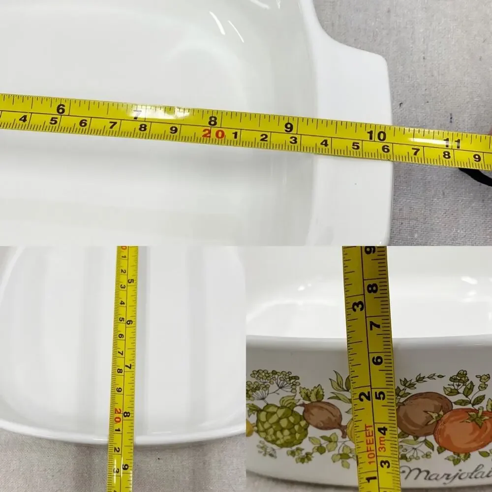 CorningWare Spice of Life 2-quart Casserole Glass Lid &‎ 2 3/4 cup no lid